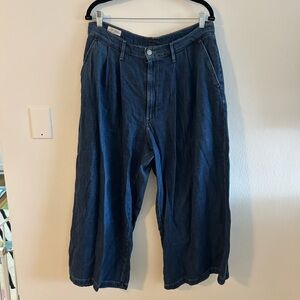 Levi's Wide-Leg Denim Culottes- 32